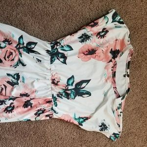 Floral short sleeve dress